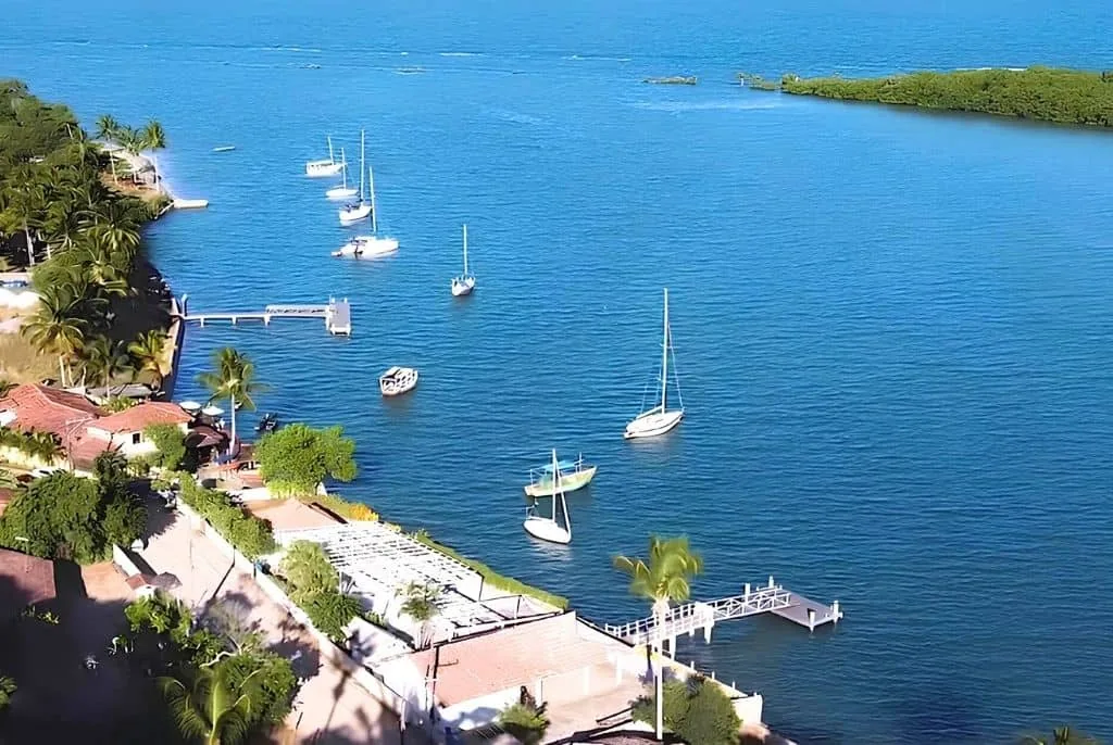 Vila de Santo André em Santa Cruz Cabrália